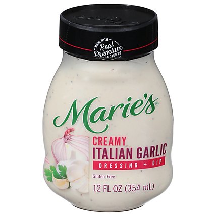 Maries Dressing Creamy Italian Garlic - 12 Fl. Oz. - Image 3