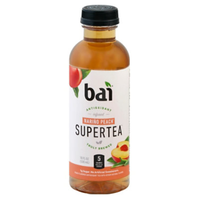 Bai Narino Peach Antioxidant Infused Supertea Iced Tea - 18 Fl. Oz. - Image 1