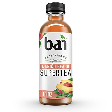 Bai Narino Peach Antioxidant Infused Supertea Iced Tea - 18 Fl. Oz.