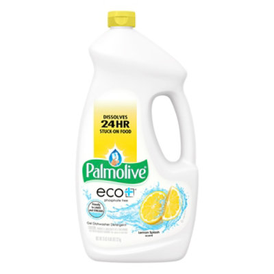 Palmolive Eco+ Dishwasher Detergent Gel Lemon Splash Scent - 75 Fl. Oz. - Image 3