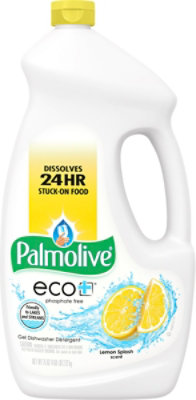 Palmolive Eco+ Dishwasher Detergent Gel Lemon Splash Scent - 75 Fl. Oz. - Image 2