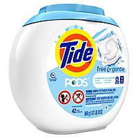 Tide PODS Laundry Detergent Liquid Pacs Free & Gentle - 42 Count - Image 2