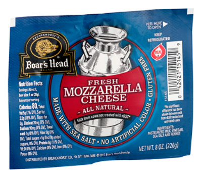 Boars Head Fresh Mozzarella Ball - 8 Oz - Image 1
