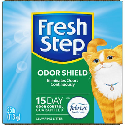 Fresh Step Odor Shield Scented Clumping Cat Litter With The Power Of Febreze - 25 Lbs - Image 2