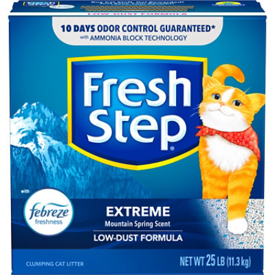 Fresh Step Cat Litter Clumping Extreme Mountain Spring - 25 Lb