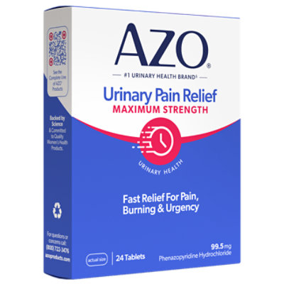 AZO Urinary Pain Relief Maximum Strength Tablets - 24 Count - Image 3