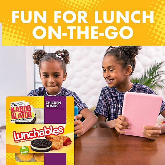 Lunchables Chicken Dunks with Chocolate Creme Cookies Tray - 4.2 Oz