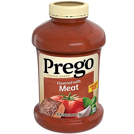 Prego Sauce Italian Flavored With Meat - 67 Oz