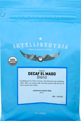 INTELLIGENTSIA Coffee Organic Fresh Roasted Blend Decaf El Mago - 12 Oz - Image 2