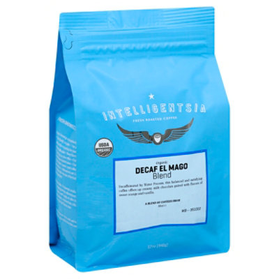INTELLIGENTSIA Coffee Organic Fresh Roasted Blend Decaf El Mago - 12 Oz - Image 1