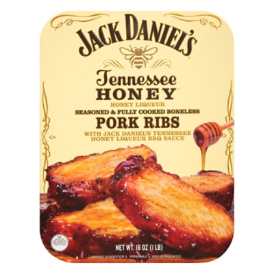 Jack Daniels Honey Boneless Pork Ribs 16 Oz Safeway