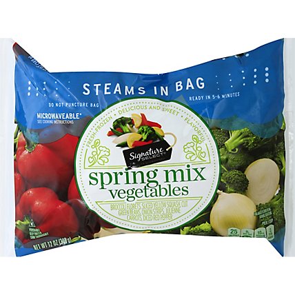 Signature SELECT Vegetables Spring Mix Steam In Bag - 12 Oz - Image 2