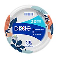 Dixie Everyday Paper Plates Printed 8 1/2 Inch - 90 Count - Image 2