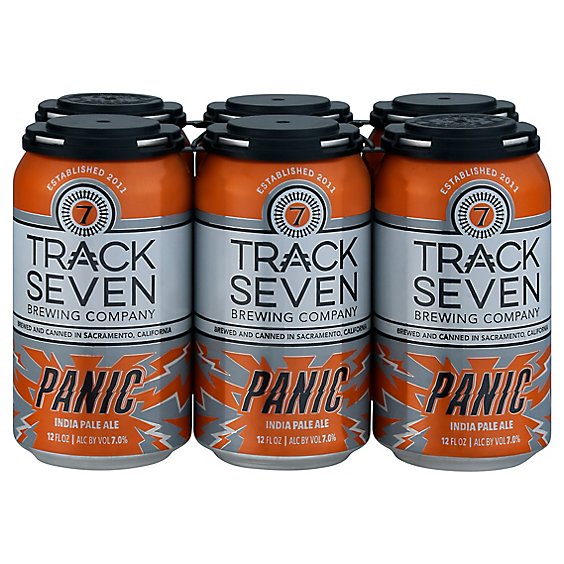 Track 7 Panic Ipa In Cans - 6-12 Fl. Oz.