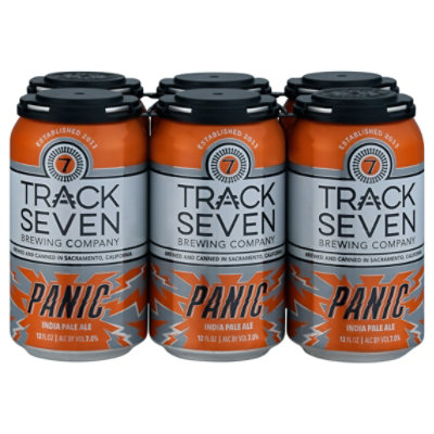 Track 7 Panic Ipa In Cans - 6-12 Fl. Oz.