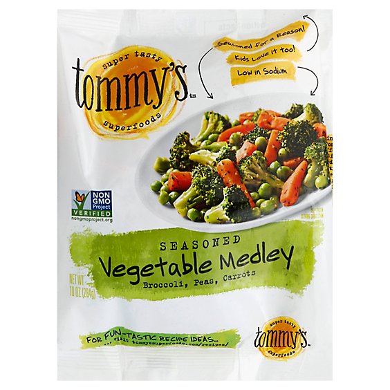 Tommys Superfoods Seasoned Vegetable Medley - 10 Oz