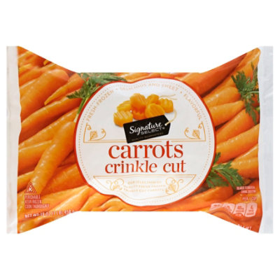 Signature Select Frozen Carrots Crinkle Cut - 16 Oz