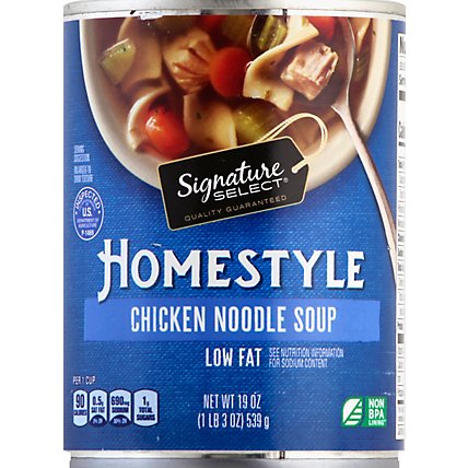 Signature SELECT Soup Homestyle Chicken Noodle - 19 Oz - Image 2