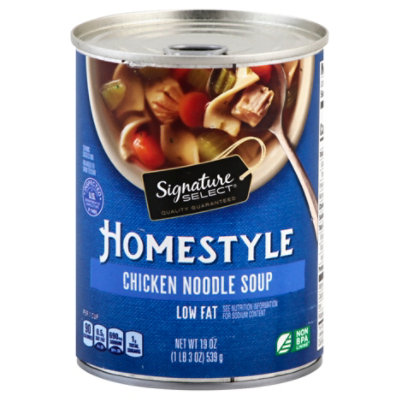 Signature SELECT Soup Homestyle Chicken Noodle - 19 Oz