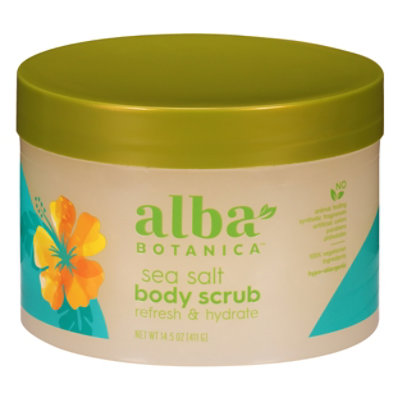 Alba Botanica Sea Salt Body Scrub - 14.5 Oz