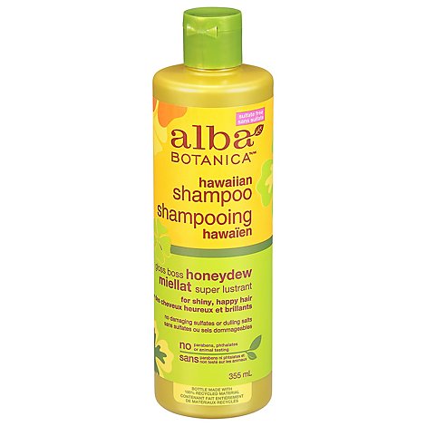Alba Botanica Natural Gloss Bloss Honeydew Hawaiian Shampoo - 12 Oz