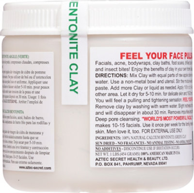 Aztec Secret Face Healing Clay - 16.0 Oz - Image 5