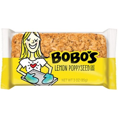 Bobos Oat Bar Lemon Poppyseed - 3 Oz - Image 2