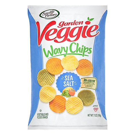 Sensible Portions Garden Veggie Chips Sea Salt - 7 Oz