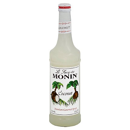 Monin Syrup Premium Gourmet Coconut - 25.4 Fl. Oz. - Image 1