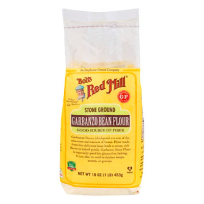 Bobs Red Mill Flour Garbanzo Bean Stone Ground - 16 Oz