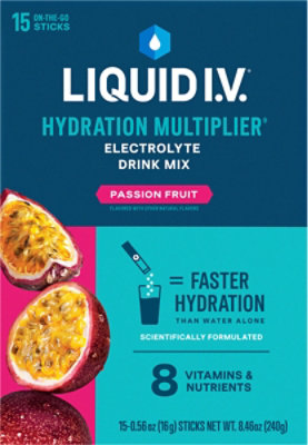 Liquid IV Passion Fruit - 15 Ct. - Image 2