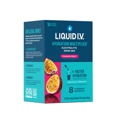 Liquid IV Passion Fruit - 15 Ct. - Image 3