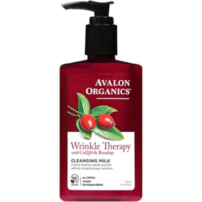 Avalon Organics Wrinkle Therapy With Coq10 Cleansng Creme - 8.5 Oz - Image 2