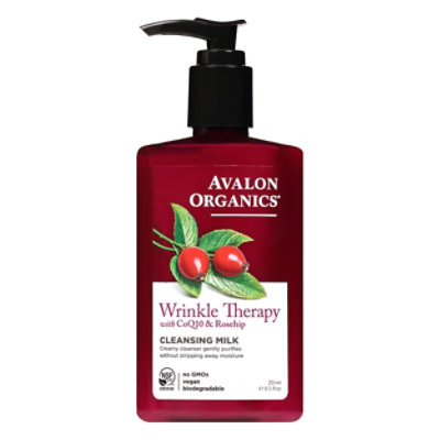 Avalon Organics Wrinkle Therapy With Coq10 Cleansng Creme - 8.5 Oz - Image 1