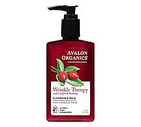 Avalon Organics Wrinkle Therapy With Coq10 Cleansng Creme - 8.5 Oz