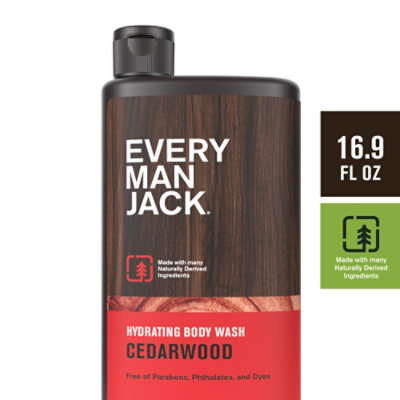 Every Man Jack Cedarwood Hydrating Mens Body Wash - 16.9 Oz - Image 1