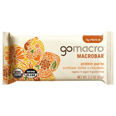 GoMacro Bar Sunflower Butter & Chocolate - 2.3 Oz - Image 2