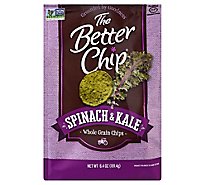 The Better Chip Spinach & Kale Whole Grain Chips - 6.4 Oz