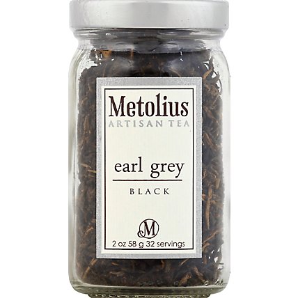 Metolius Artisan Tea Black Tea Earl Grey - 2 Oz - Image 2