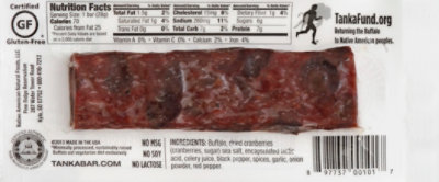 Tanka Bar Buffalo Meat Cranberry - 1 Oz - Image 3