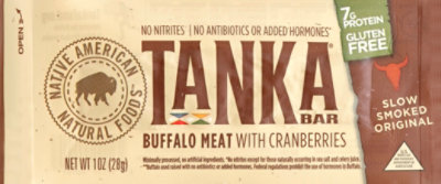 Tanka Bar Buffalo Meat Cranberry - 1 Oz - Image 2