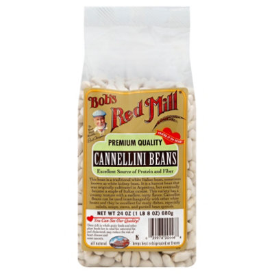 Bobs Red Mill Heritage Beans Cannellini - 24 Oz