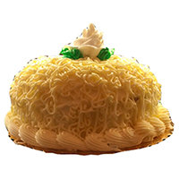 Bakery Cake 8 Inch 2 Layer Vic Lace With Creamchees Raspberry - Each - Image 1