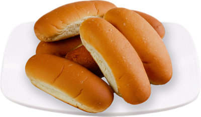 Bakery Buns Hot Dog Plain - 8 Count - Image 1