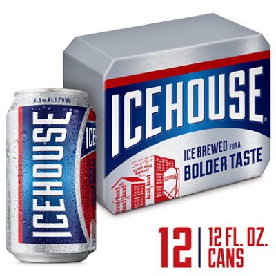 Icehouse American Style Ice Lager Beer 5.5% ABV Cans - 12-12 Fl. Oz. - Image 1