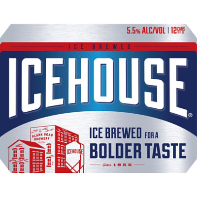 Icehouse American Style Ice Lager Beer 5.5% ABV Cans - 12-12 Fl. Oz. - Image 2