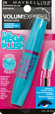 Maybelline Mega Plush Wtp Mascara Brn/Blk - 2.75Oz - vons