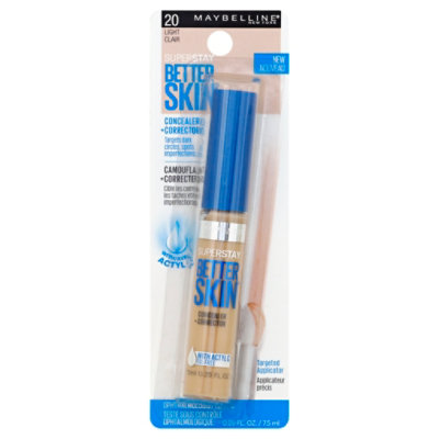 Maybelline SuperStay Better Skin Concealer + Corrector Light Clair 20 - 0.25 Fl. Oz.