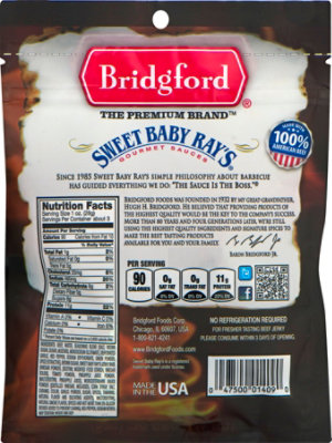 Bridgford Sweet Baby Rays Beef Jerky Sweet N Spicy - 3.25 Oz - Image 5