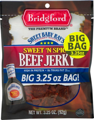 Bridgford Sweet Baby Rays Beef Jerky Sweet N Spicy - 3.25 Oz - Image 2